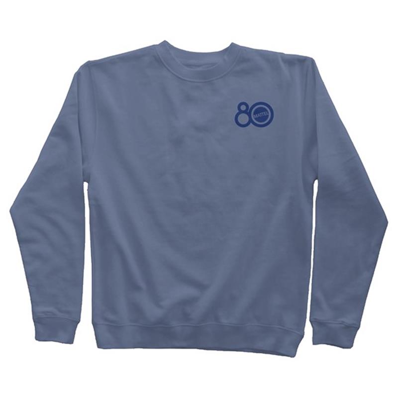 Mattel 80th Logo Blue Sweatshirt