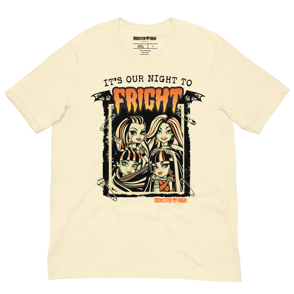 Monster High Fright Night Cream T-Shirt